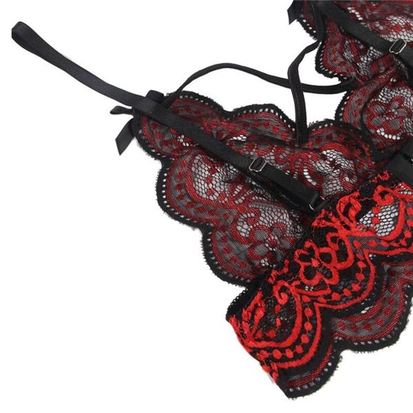 DVA DIJELA SET ČIPKASTI TOP I TANGA S/M