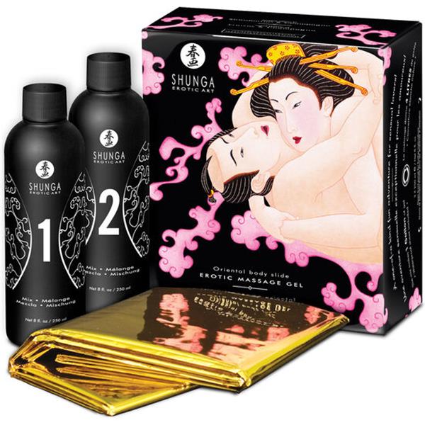 ORIENTAL BODY TO BODY EROTIC MASSAGE GEL STRAWBERRIES AND CAVA