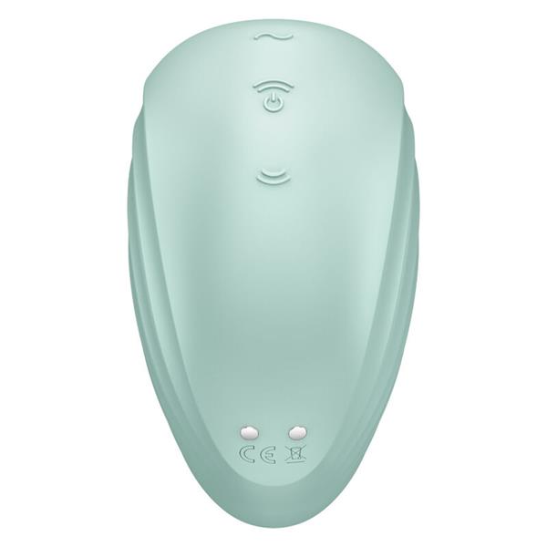 PEARL DIVER AIR PULSE STIMULATOR & VIBRATOR GREEN