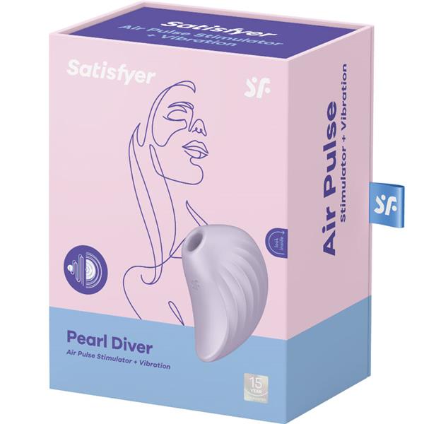 PEARL DIVER AIR PULSE STIMULATOR & VIBRATOR GREEN