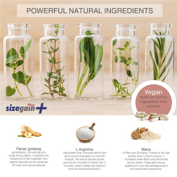 SIZEGAIN PLUS PILLS TO ENLARGE THE PENIS