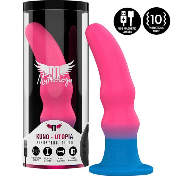 KUNO UTOPIA DILDO M - VIBRATOR KOMPATIBILEN Z WATCHME BREZŽIČNO TEHNOLOGIJO