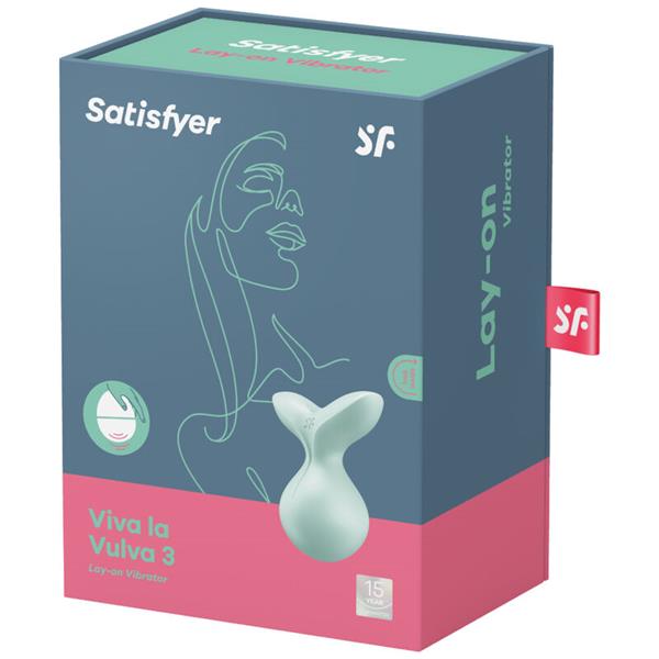 VIVA LA VULVA 3 LAY-ON VIBRATOR VIOLET