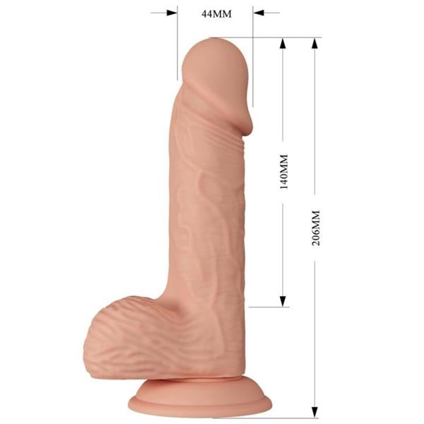 PRELJEP SUSRET CATOBLEPAS FLEXIBILNI REALISTIČNI DILDO 20.6 CM PRIRODNI