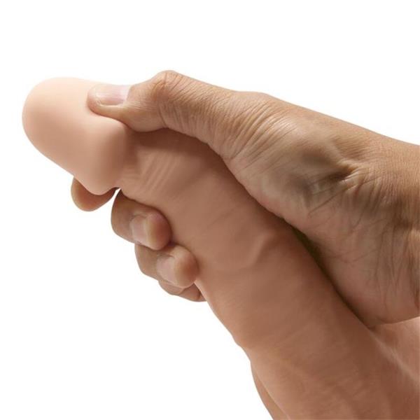 BEAUTIFUL ENCOUNTER BAHAMUT FLEXIBLE REALISTIC DILDO 21.8 CM NATURAL