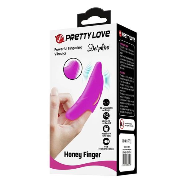 DELPHINI MOČAN PURPLE FINGER STIMULATOR