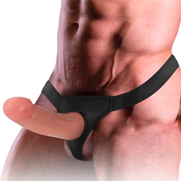 HOLLOW HARNESS Z DILDOM 16 X 3 CM