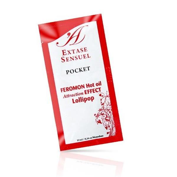 ULJE ZA MASAŽU S EFEKTOM TOPLINE FEROMONI LOLLIPOP 10 ML