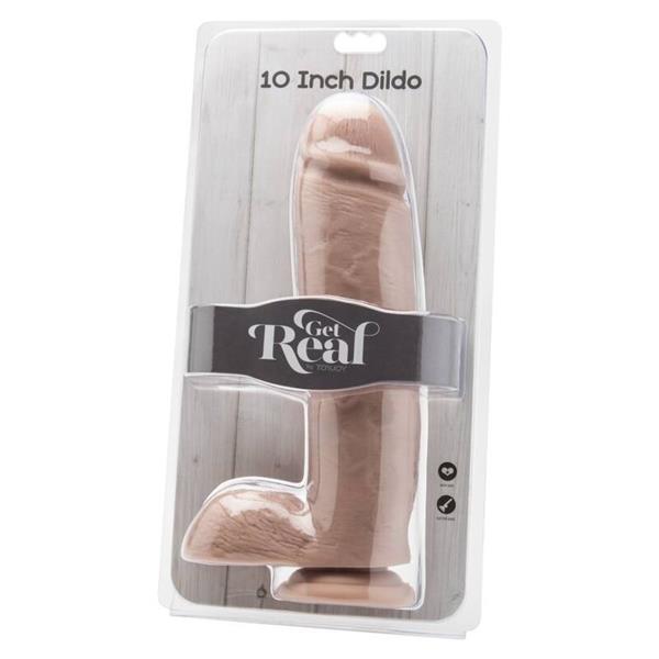 DILDO 25,5 CM WITH BALLS SKIN