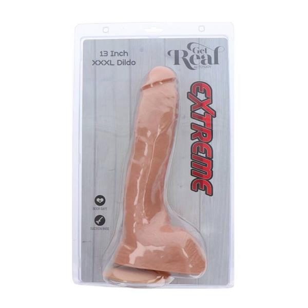 EXTREME XXXL DILDO 34 CM SKIN