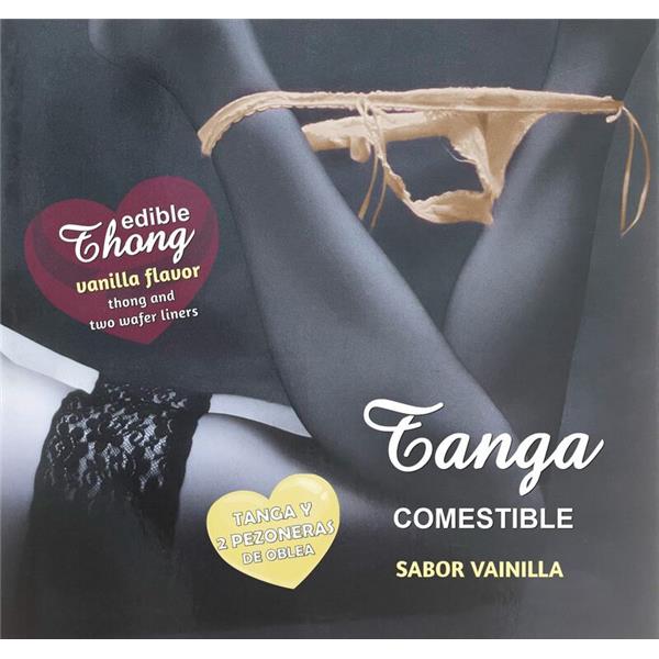 WAFER THONG AND 2 NIPPLE PADS GIRL VANILLA FLAVOR /es/pt/en/fr/it/