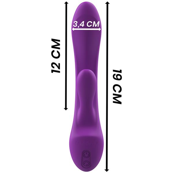 LUIGI RABBIT VIBRATOR LIQUID SILICONE PURPLE