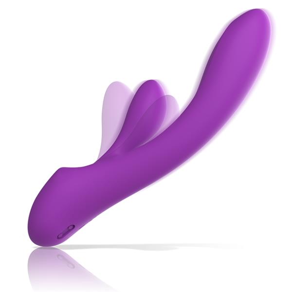 LUIGI RABBIT VIBRATOR LIQUID SILICONE PURPLE