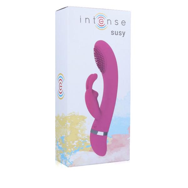 SUSY OSCILLATING VIBRATOR SILICON RABBIT PINK