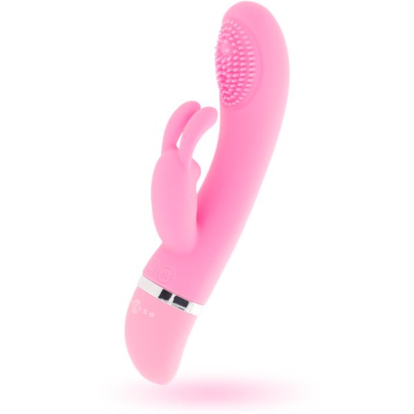 SUSY OSCILLATING VIBRATOR SILICON RABBIT PINK