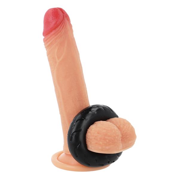 SUPER FLEKSIBILNI I OTPORNI PRSTEN ZA PENIS 5CM PR08 CRNI