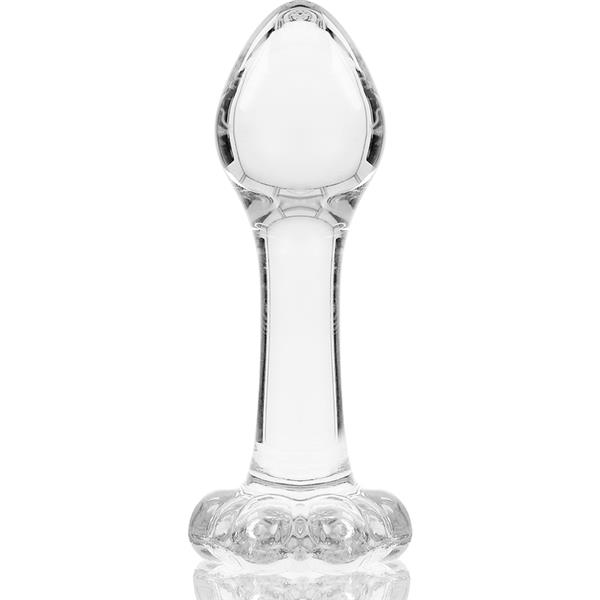 MODEL 2 ANAL PLUG BOROSILIKATNO STAKLO PROZIRNO 11 CM -O- 3.5 CM