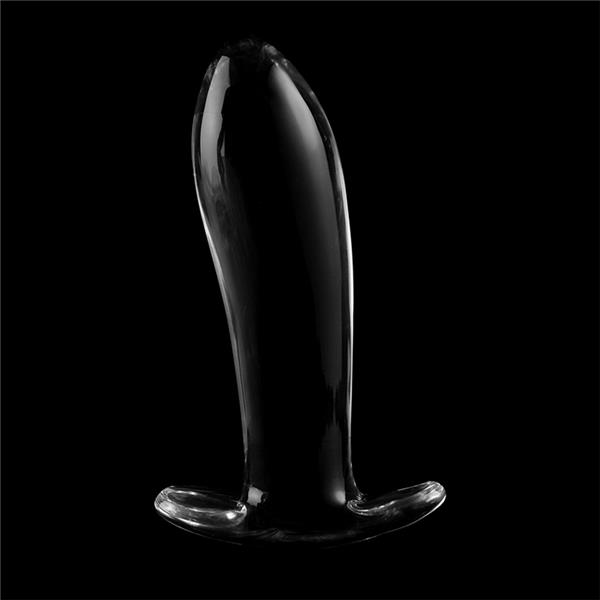 MODEL 5 ANALNI PLUG OD BOROSILIKATNOG STAKLA PROZIRAN 12.5 CM -O- 3.5 CM