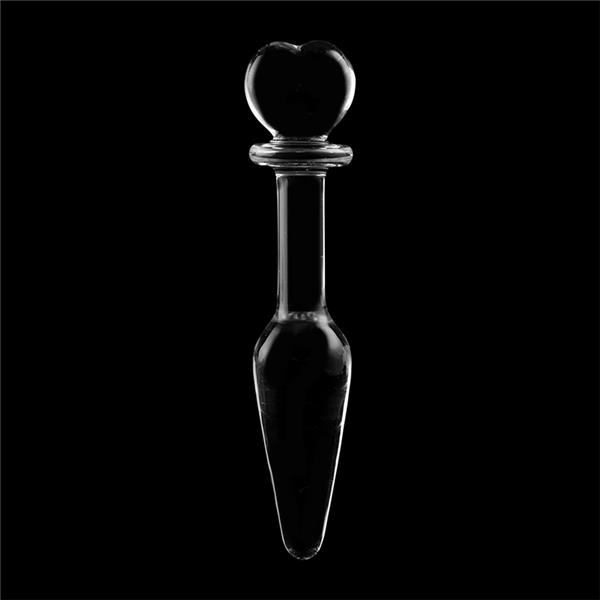 MODEL 7 ANALNI PLUG OD BOROSILIKATNOG STAKLA PROZIRAN 13.5 CM -O- 3 CM