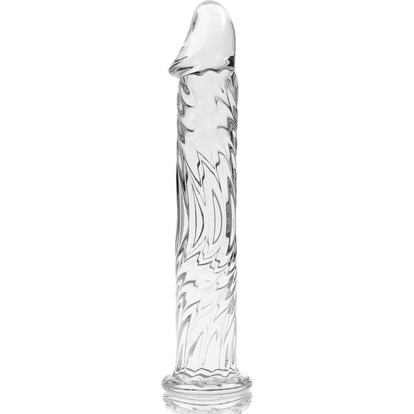 MODEL 12 DILDO OD BOROSILIKATNOG STAKLA PROZIRNO 17 CM -O- 3.5 CM