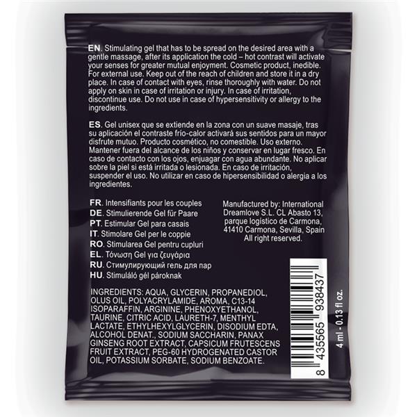 GEL ZA POVEĆANJE MUŠKARACA TOPLO-HLADNI UČINAK 100% VEGAN 4ML
