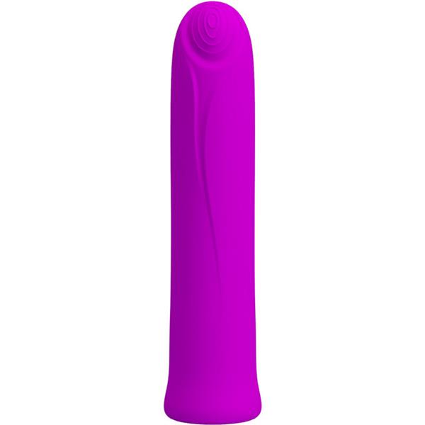 CURTIS MINI SUPER MOĆNI VIBRATOR 12 LJUBIČASTIH SILIKONSKIH VIBRACIJA