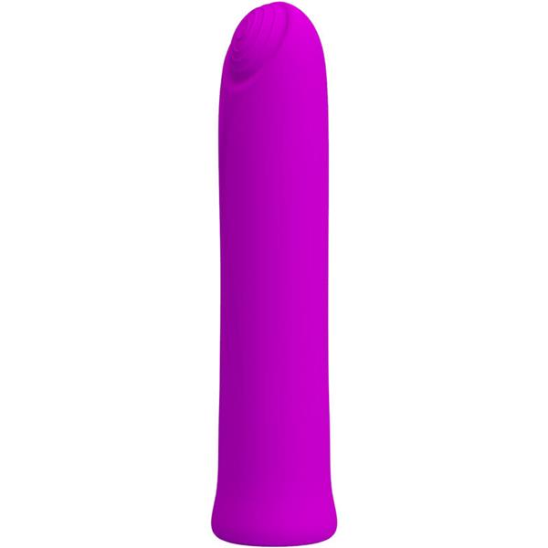 CURTIS MINI SUPER MOĆNI VIBRATOR 12 LJUBIČASTIH SILIKONSKIH VIBRACIJA