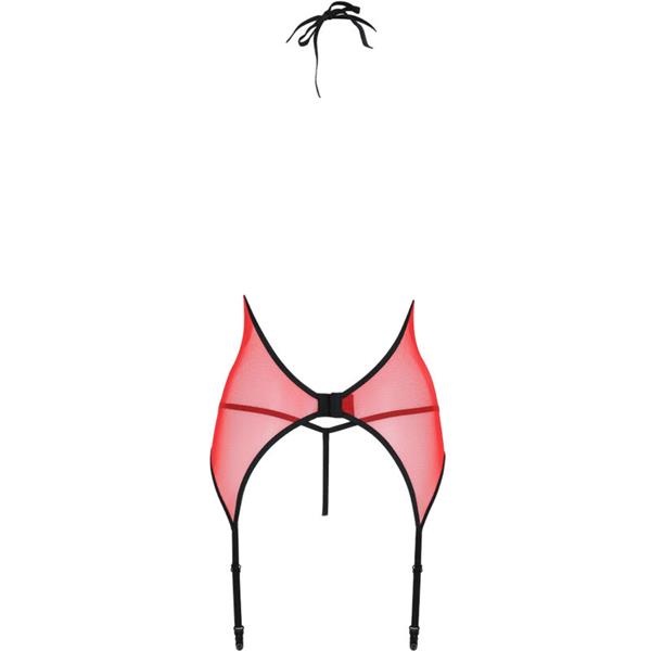 PEONIA CORSET EROTIC LINE RED S/M
