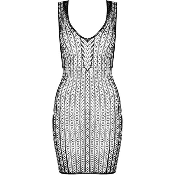 BS097 CRNI BODYSTOCKING JEDNA VELIČINA