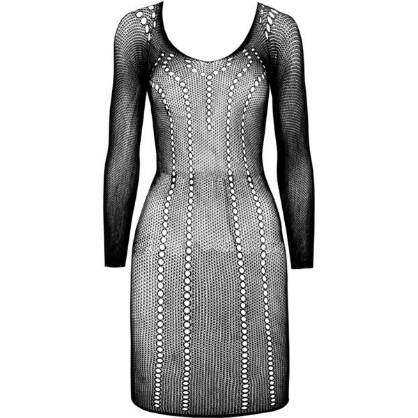 BS101 BODYSTOCKING BLACK ONE SIZE