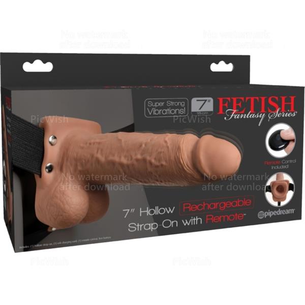 NASTAVLJIV PAS REALISTIČNI PENIS S TESTISI POLNILNI IN VIBRATOR 17.8 CM