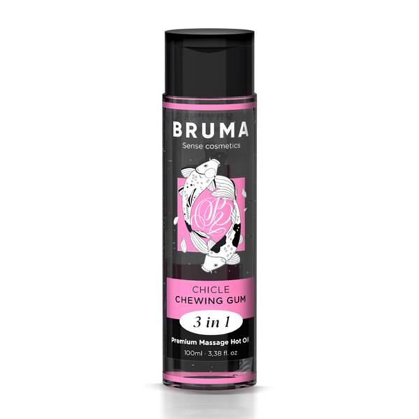 PREMIUM MASAŽNO OLJE S TOPLOTNIM UČINKOM ŽVAKALNI BONBON 3 V 1 - 100 ML