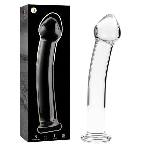 MODEL 11 DILDO BOROSILIKATNO STAKLO PROZIRNO 16 CM -O- 3 CM