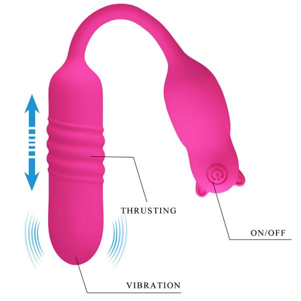 NOBIKUMA PINK SILICONE VIBRATING BULLET