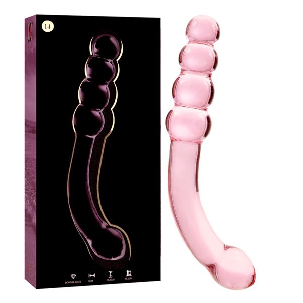 MODEL 14 DILDO OD BOROSILIKATNOG STAKLA PROZIRNO 18.5 CM -O- 3 CM