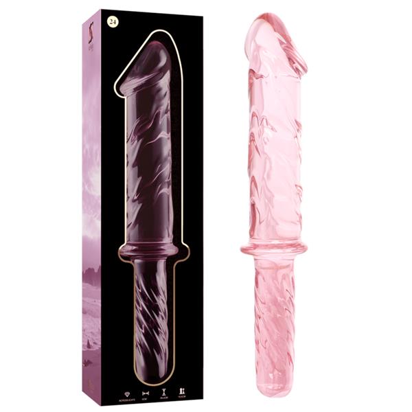 MODEL 24 DILDO BOROSILIKATNO STAKLO PROZIRNO 28.5 CM -O- 5 CM
