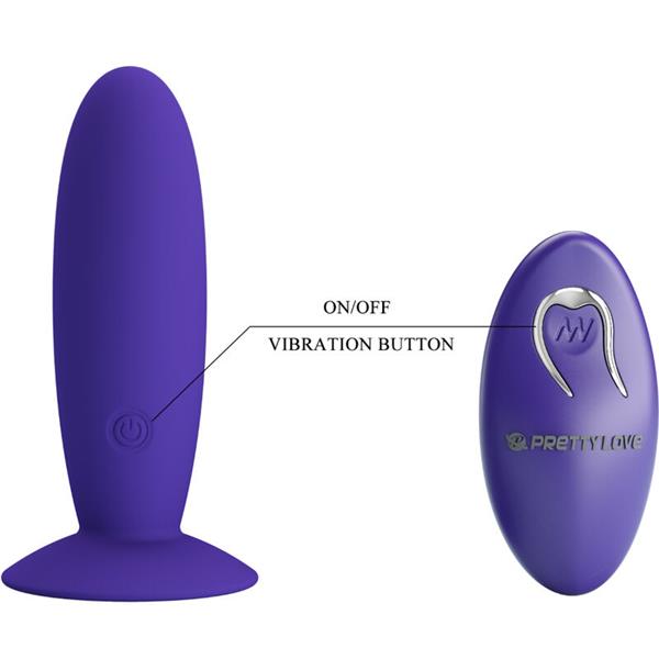 YOUTH PLUG ANAL VIBRATOR S DALJINSKIM UPRAVLJANJEM LJUBIČASTI