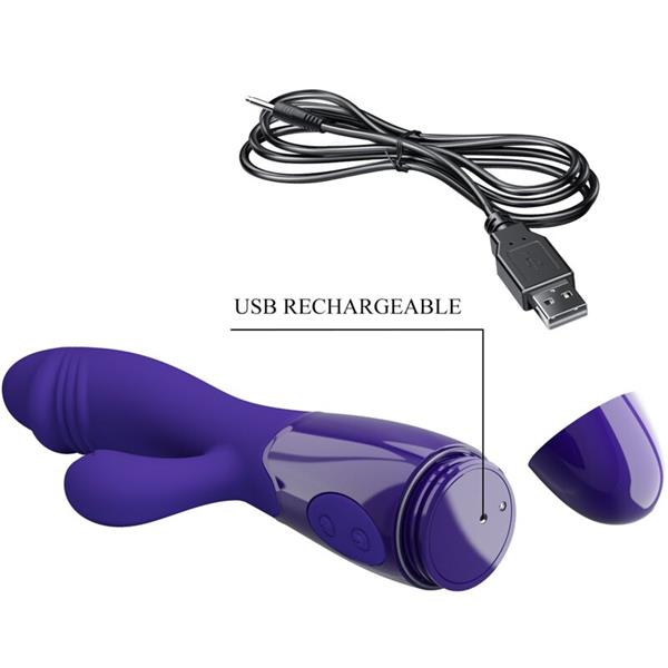 SNAPPY MLADINSKI VIBRATOR & G-TOČKASTIMULATOR VIOLET