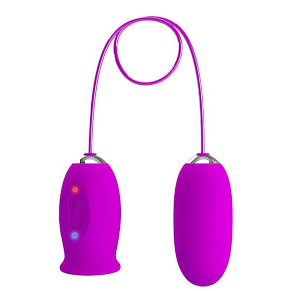 DAISY DUAL EGG RECHARGEABLE VIBRATOR PURPLE