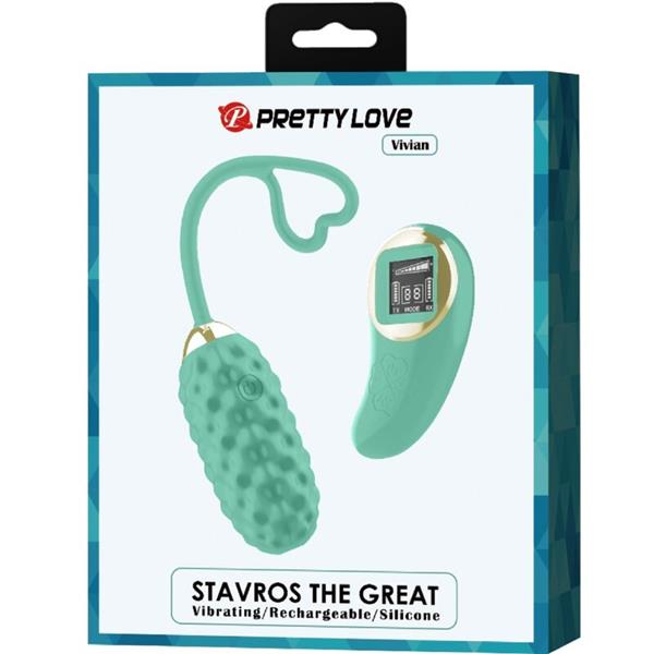 VIVIAN GREEN REMOTE CONTROL VIBRATING EGG
