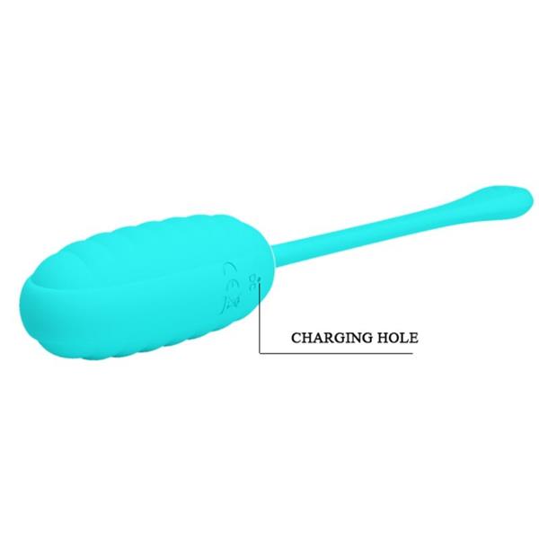 KIRK RECHARGEABLE VIBRATING EGG LIGHT GREEN