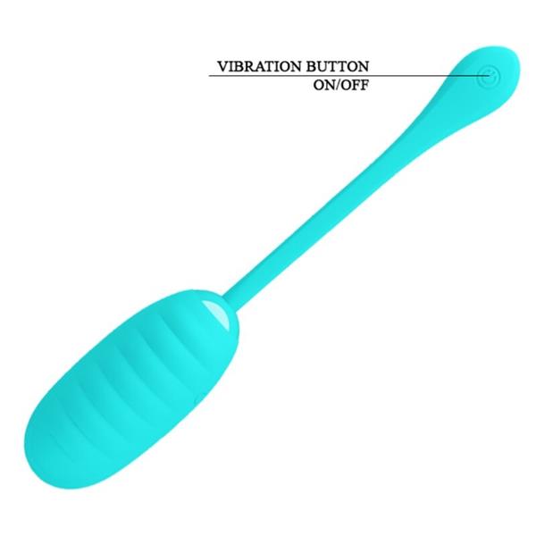 KIRK RECHARGEABLE VIBRATING EGG LIGHT GREEN