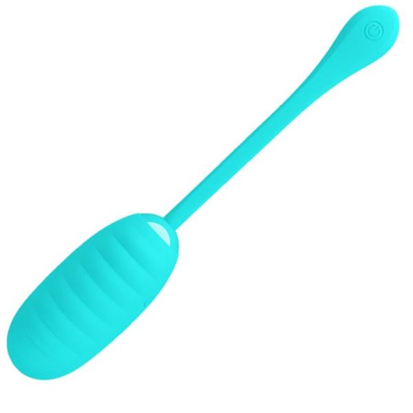 KIRK RECHARGEABLE VIBRATING EGG LIGHT GREEN