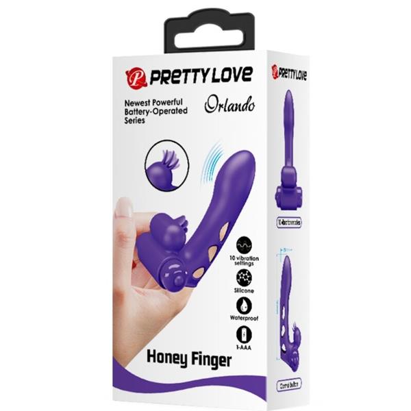 ORLANDO PURPLE VIBRATOR FINGER COVER