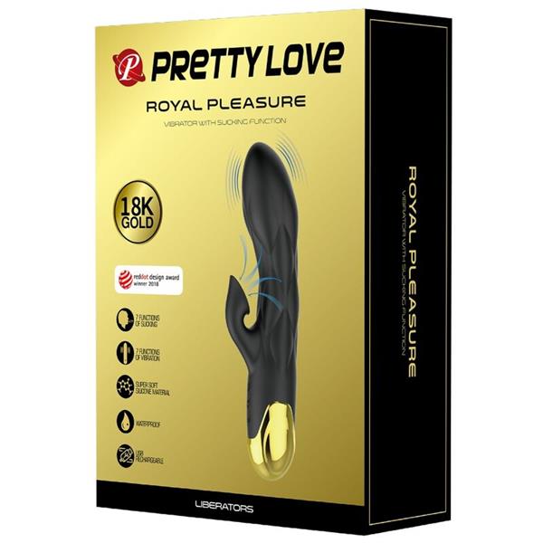CRNI PUNJIVI ZLATNO PLATINASTI LUKSUZNI VIBRATOR