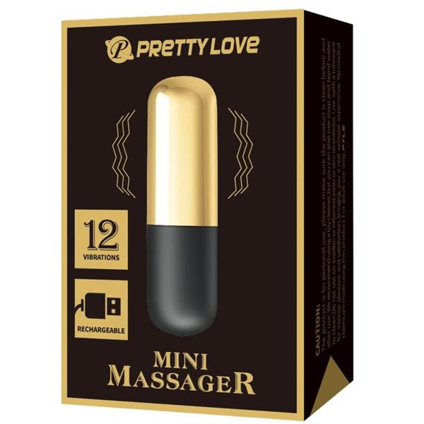 GOLDEN RECHARGEABLE BULLET VIBRATOR