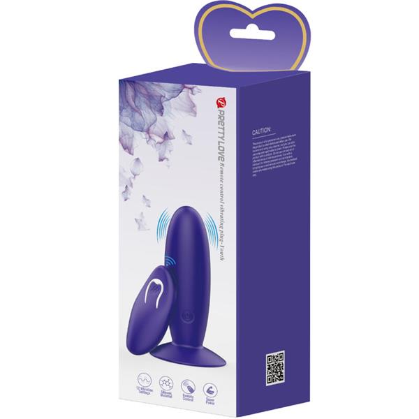 YOUTH PLUG ANAL VIBRATOR S DALJINSKIM UPRAVLJANJEM LJUBIČASTI
