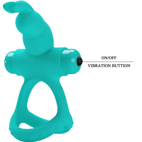FIGGY ZELENI ZEC VIBRATOR PRSTEN