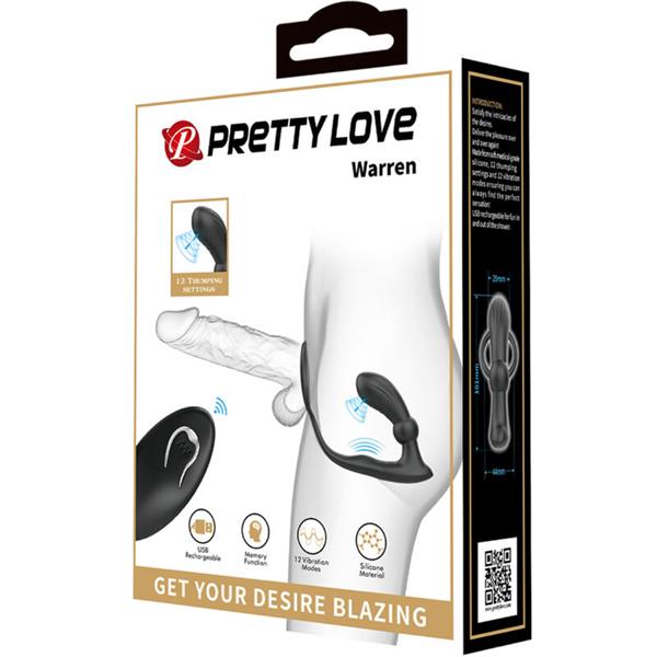 WARREN BLACK ANAL RING & VIBRATOR