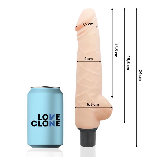 HARALD VIBRATOR S SAMOPODMAZIVANJEM 24 CM -O- 4 CM